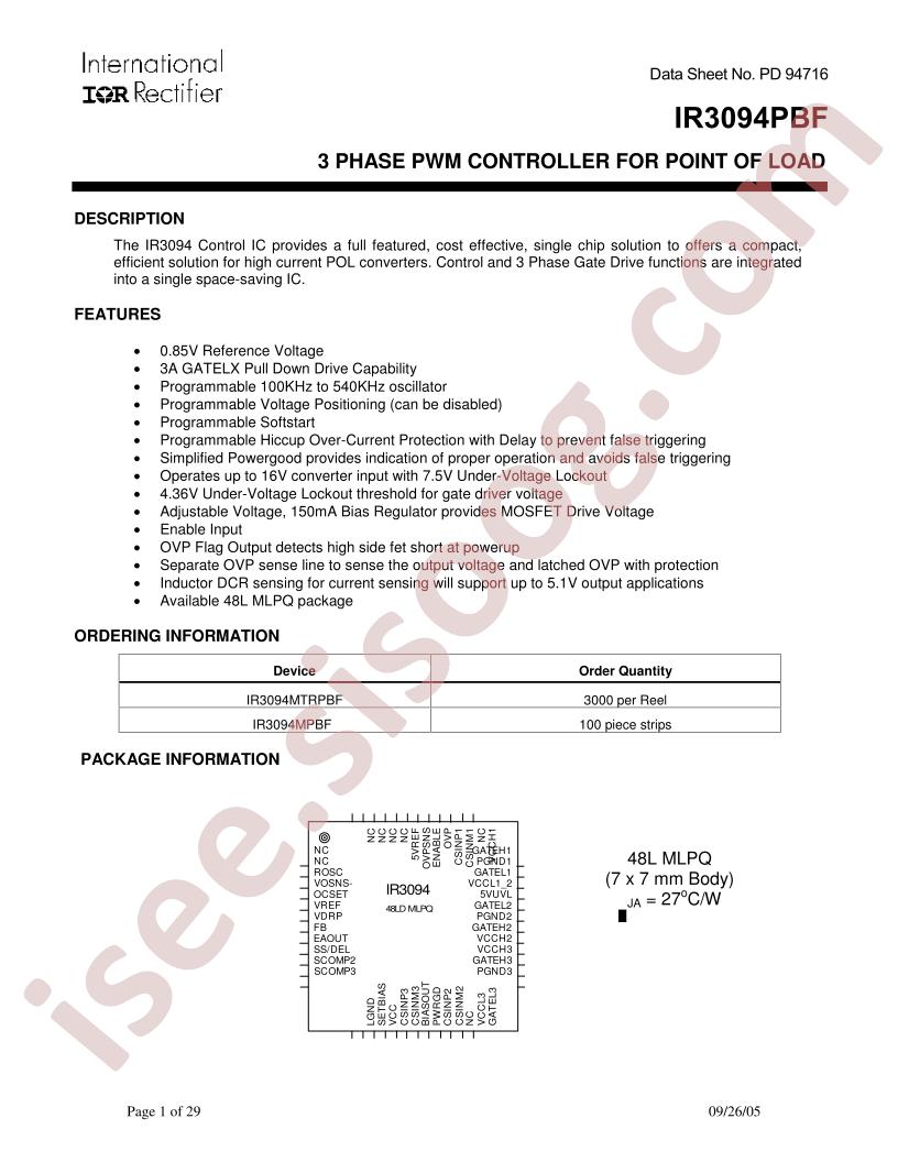 IR3094PBF