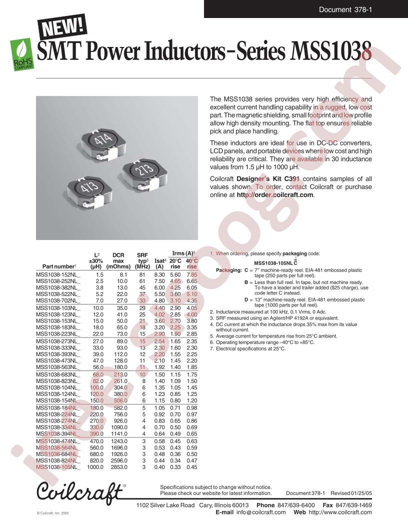 MSS1038-103NLB