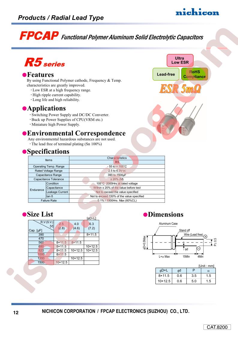 FP-2R5RE152M-R5XX