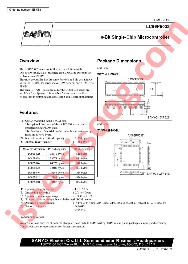 LC86P5032