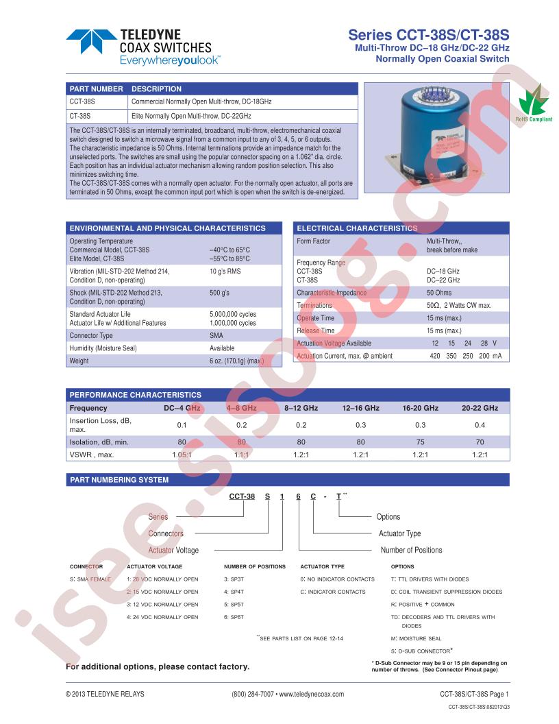 CCT-38SX30-DRS
