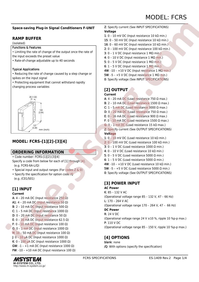 FCRS-A2-P