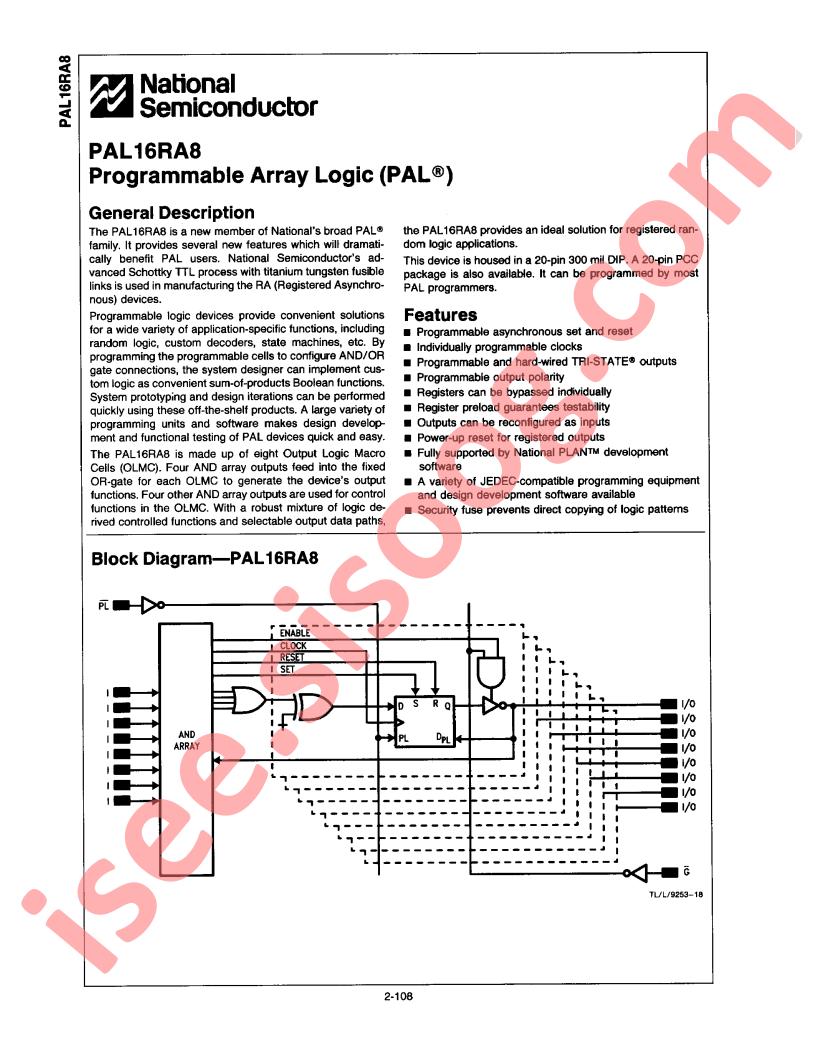 PAL16RA8