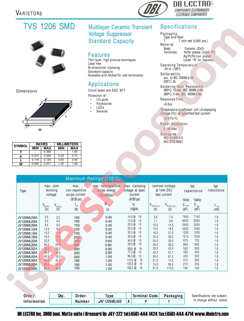 JV1206ML050A