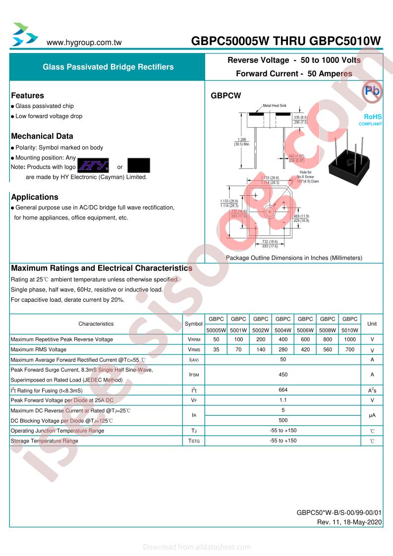GBPC50005W