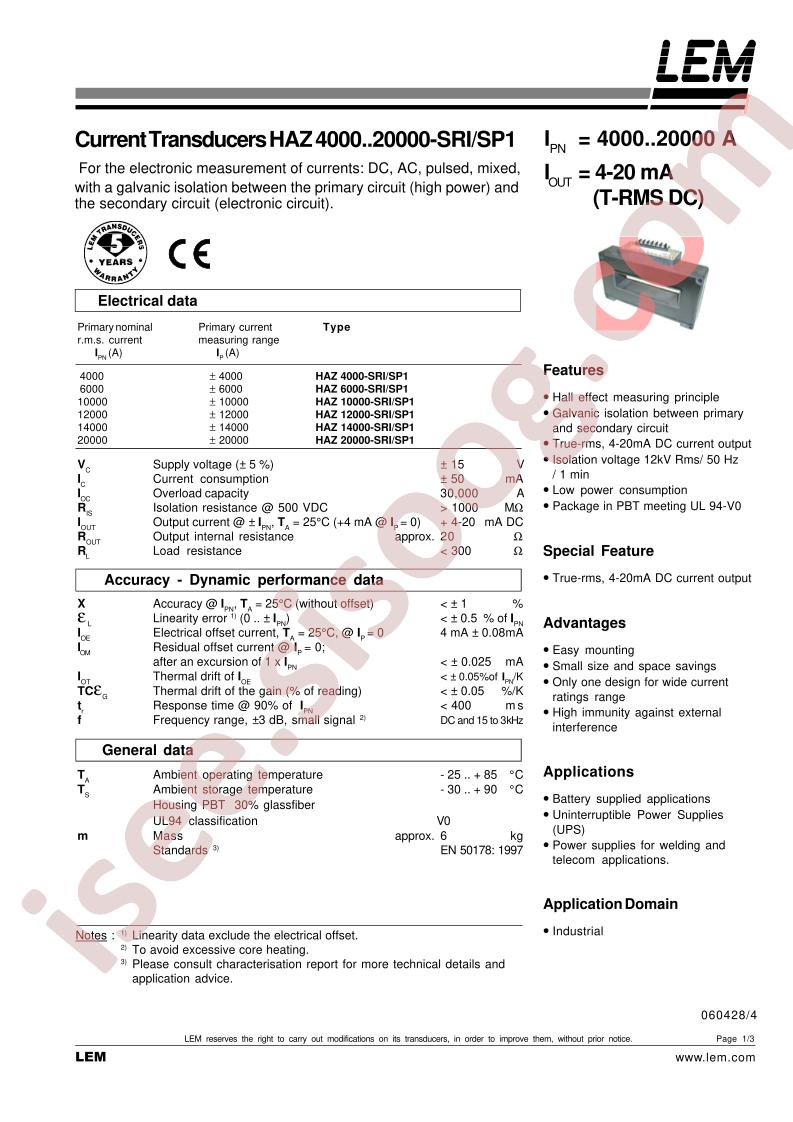 HAZ4000-SRI