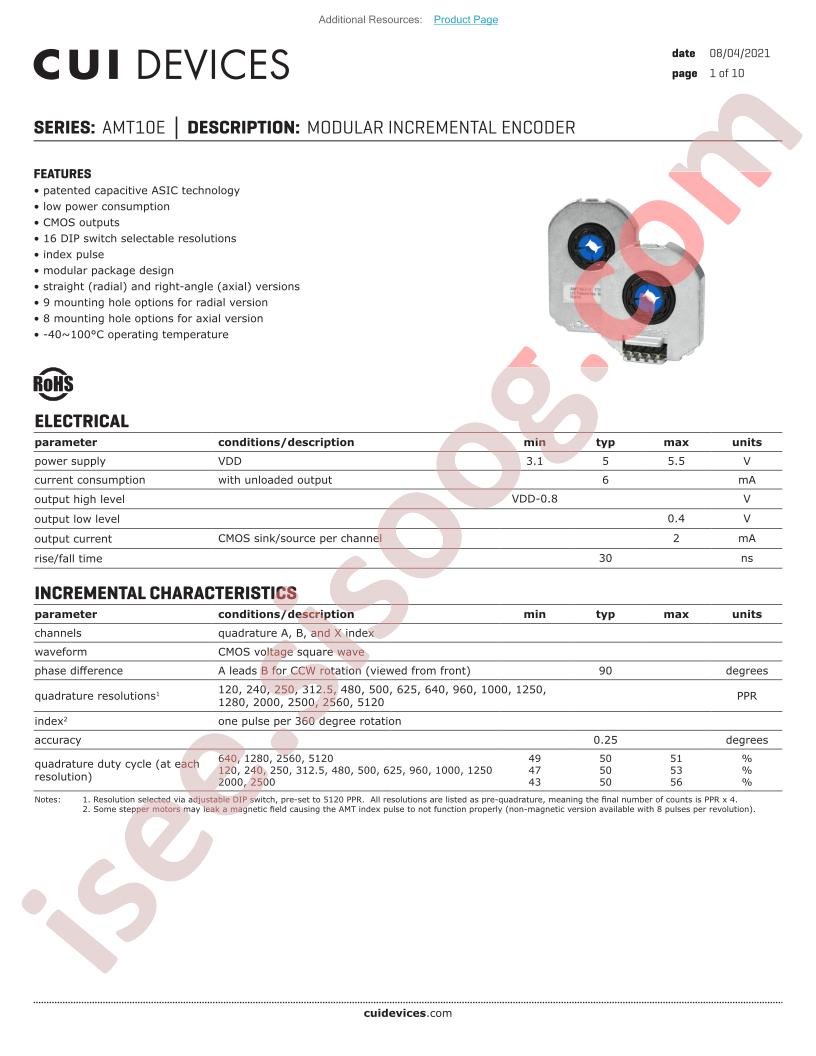 AMT10E3-D0500-N3000-S