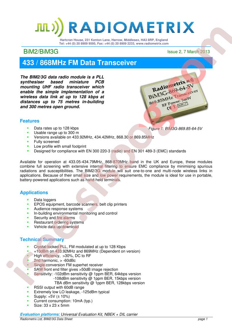 BIM2G-434-15-CD-5V-DS