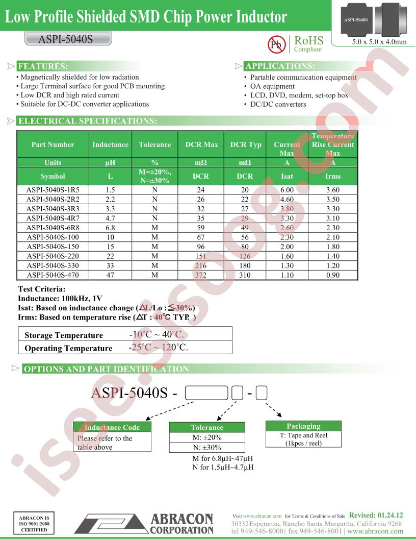 ASPI-5040S-1R5