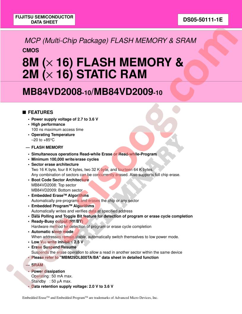 MB84VD2009-10
