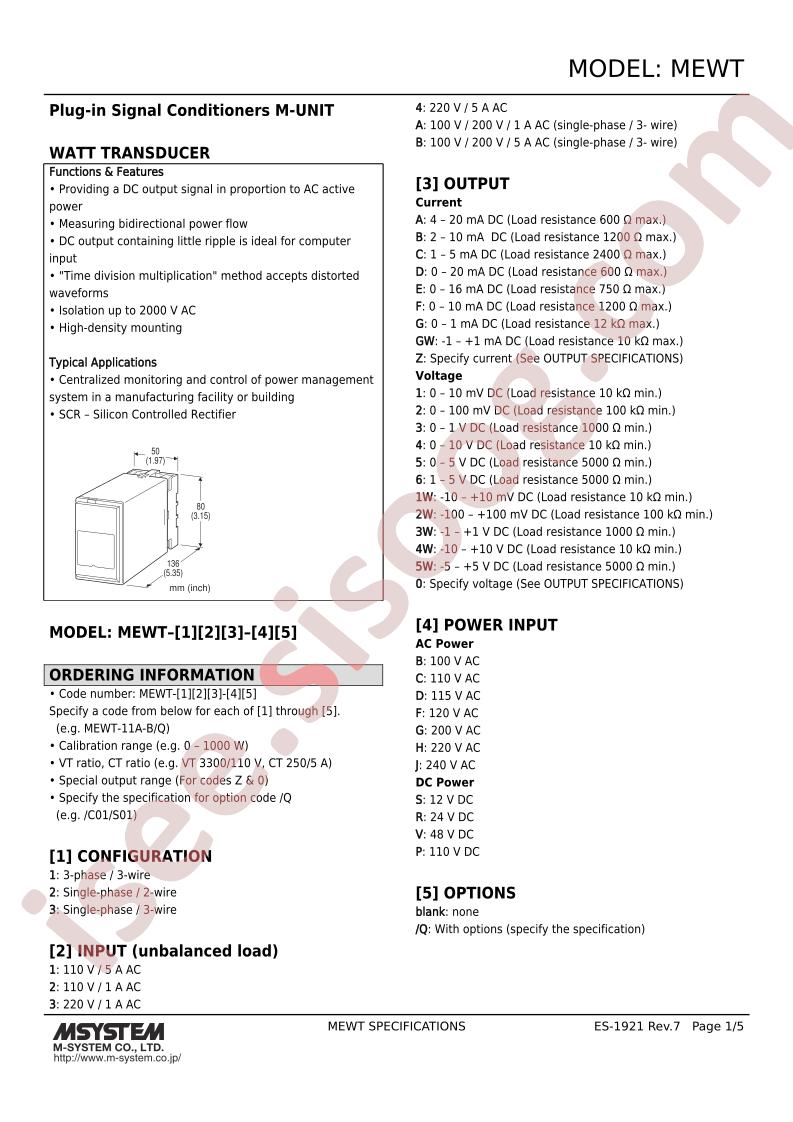 MEWT-13D-F