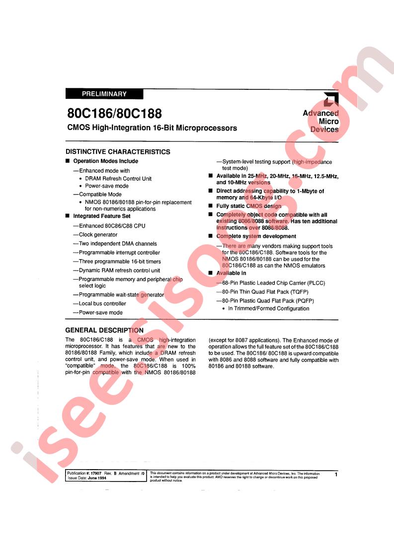 IS80C186-12