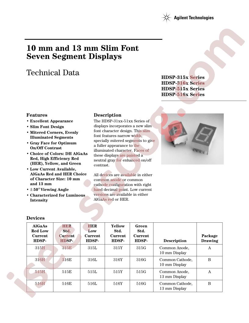 HDSP-315G-LM300