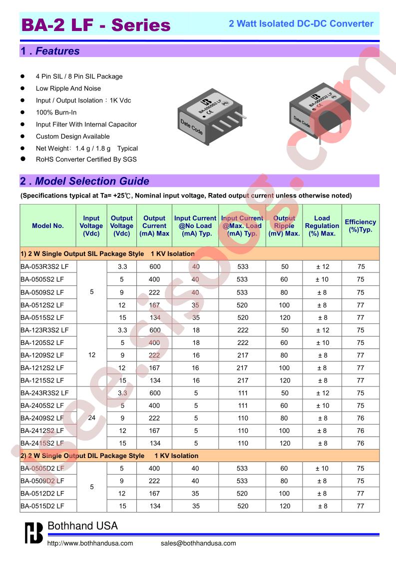 BA-1205D2LF