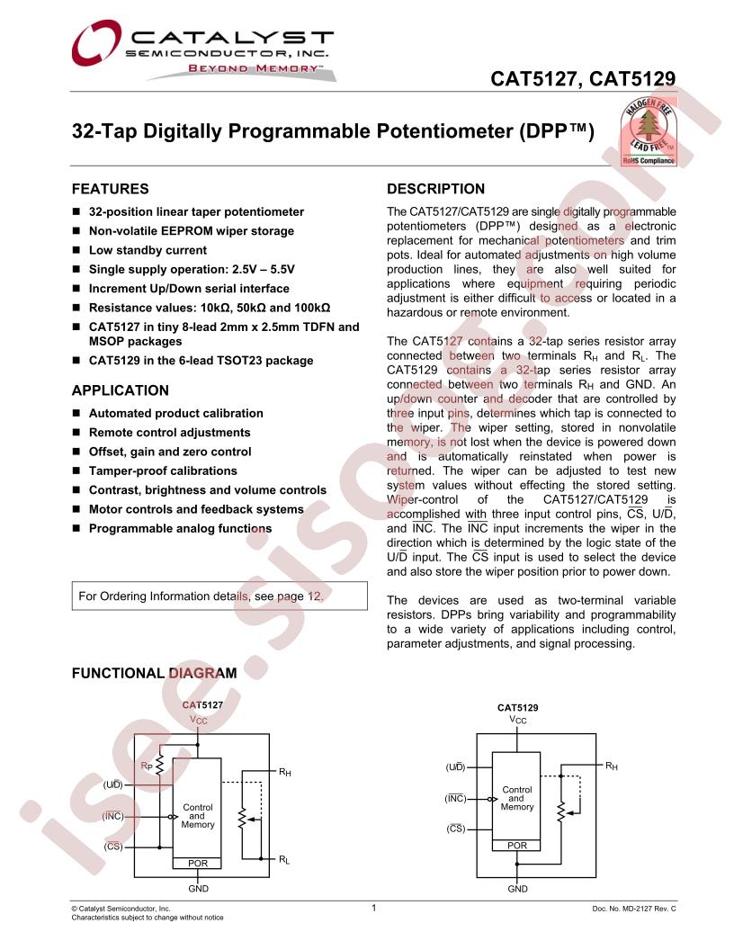 CAT5127ZD7I-00-GT3