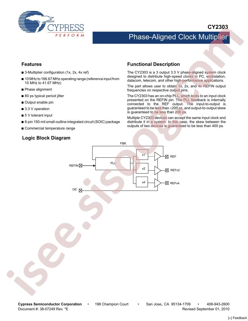CY2303SXC