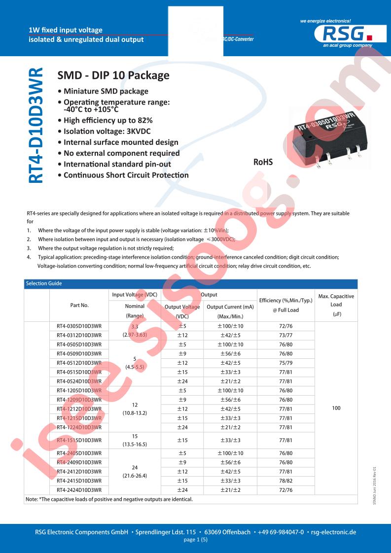 RT4-0312D10D3WR