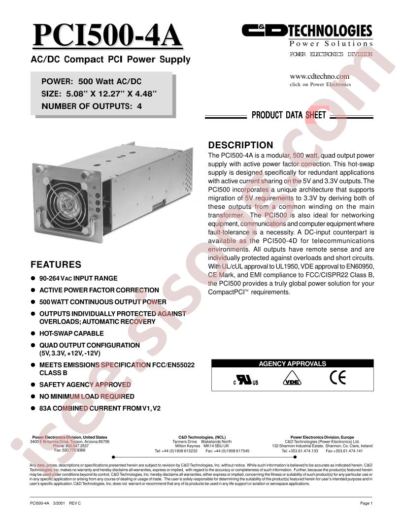 PCI500-4A
