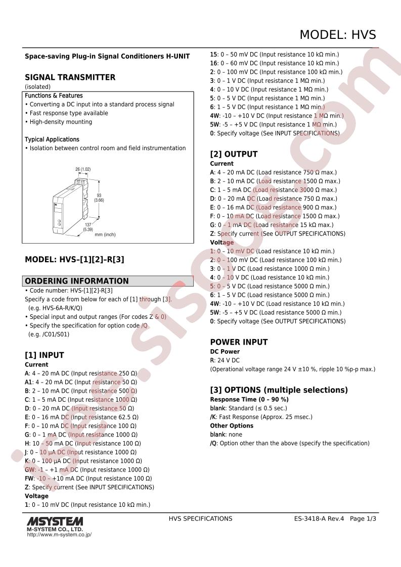 HVS-162-R