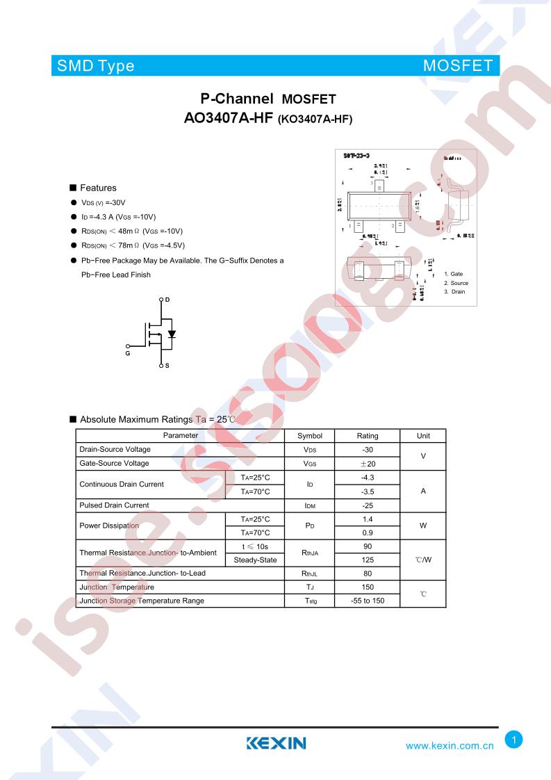 AO3407A-HF-3