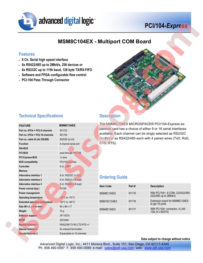 MSM8C104EX