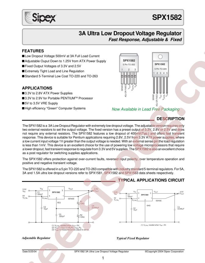 SPX1582T5