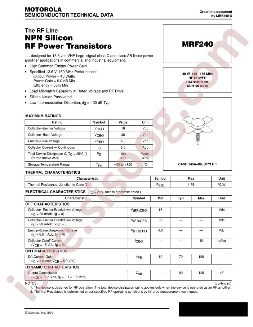 MRF240