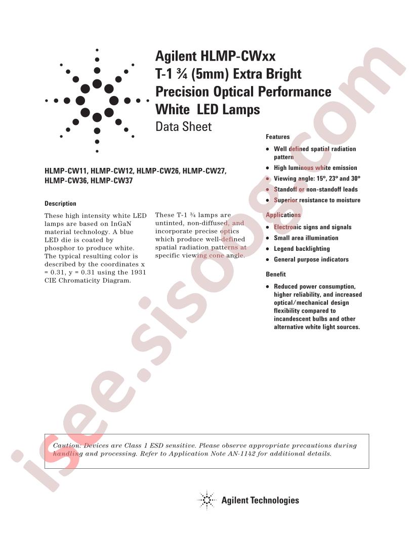 HLMP-CW11-10BDD