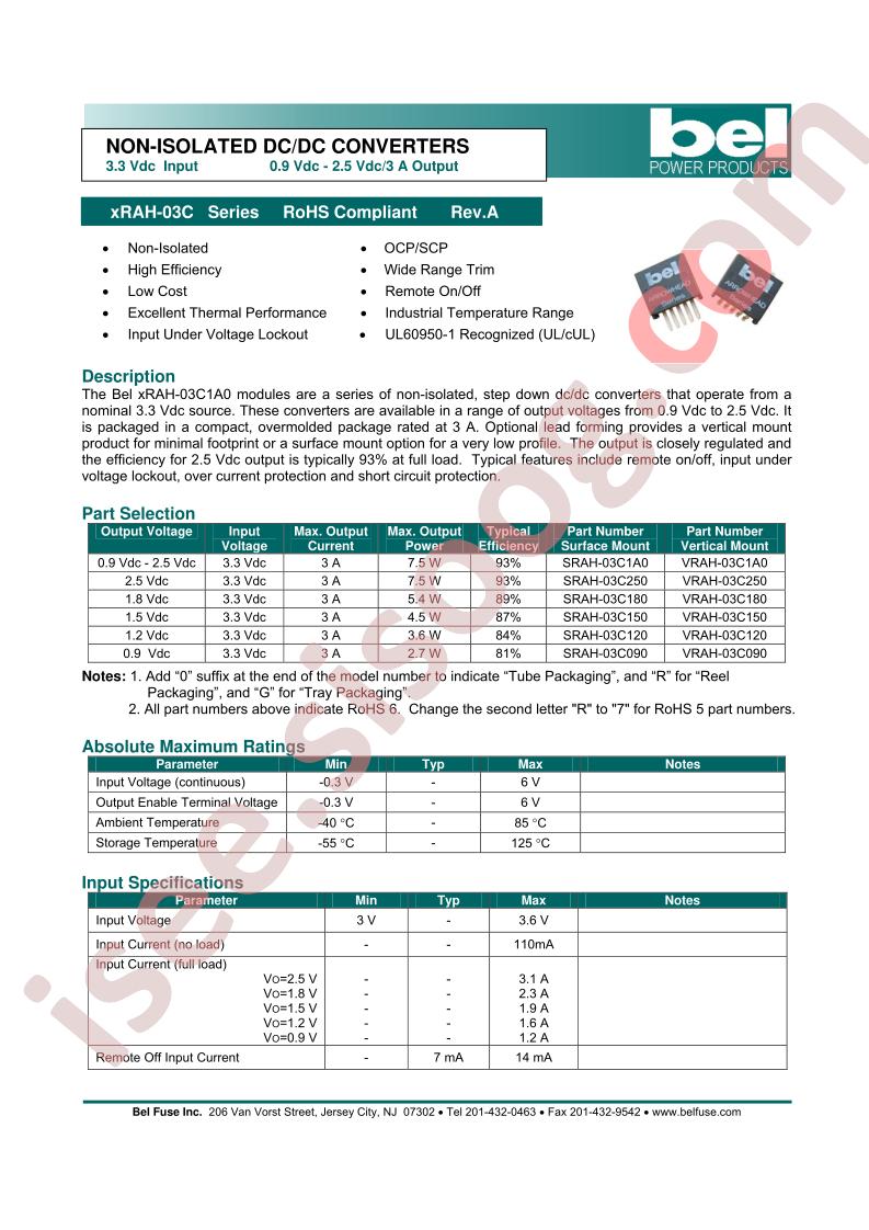 SRAH-03C090