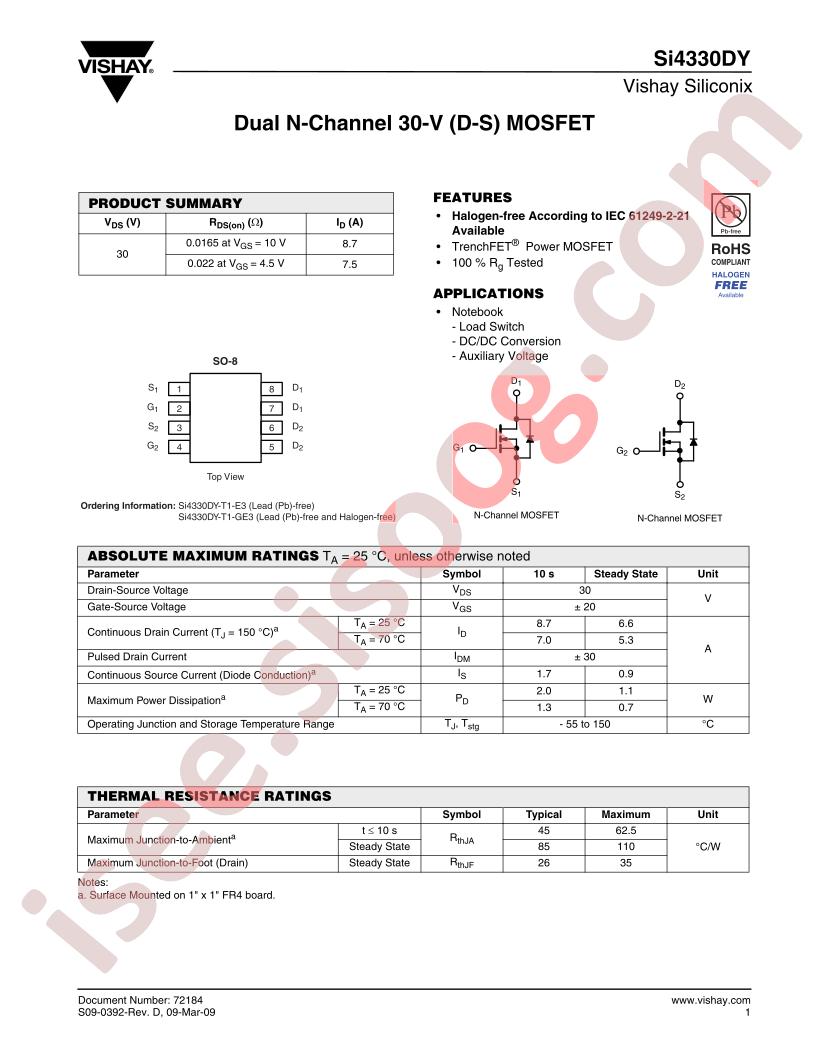 SI4330DY