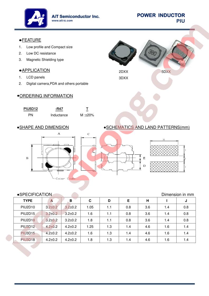 PIU2D18H-330M