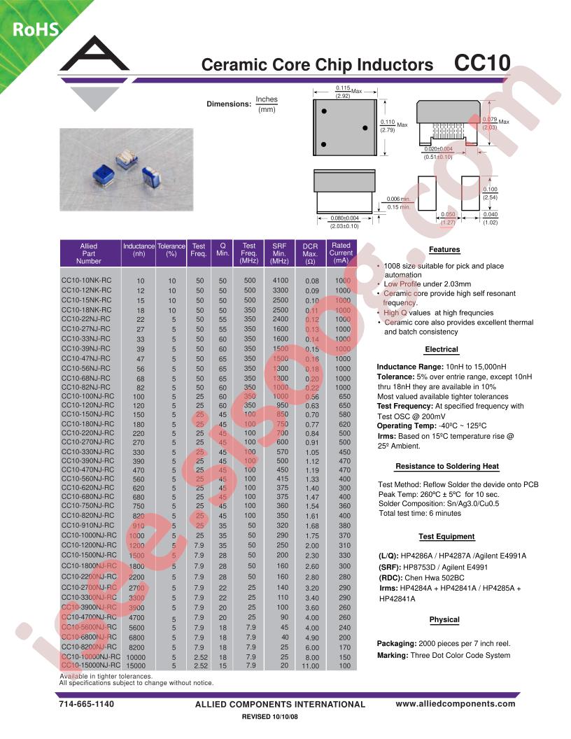 CC10-3300NJ-RC