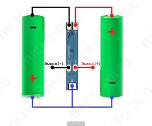 ماژول محافظ شارژ باتری لیتیومی 2 سل 5A 7.4V