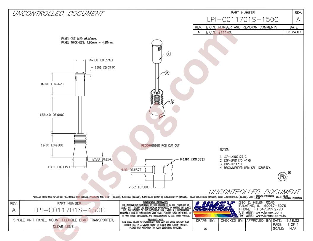 LPI-C011701S-150C