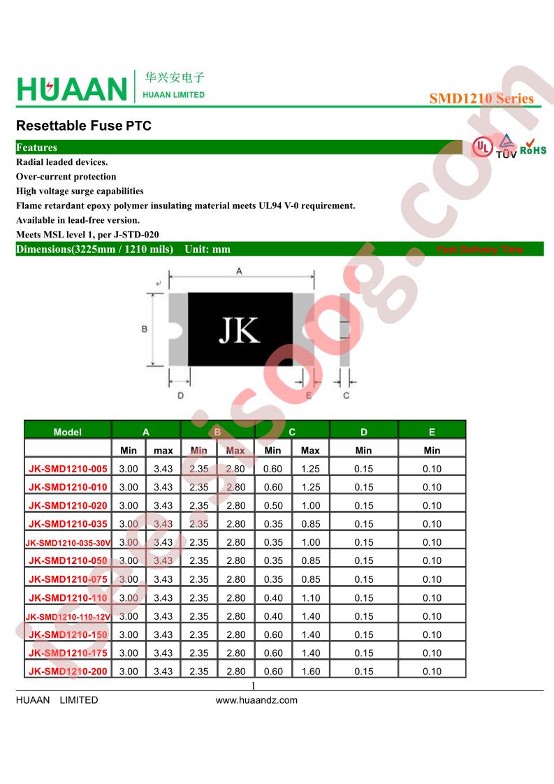 JK-SMD1210-005