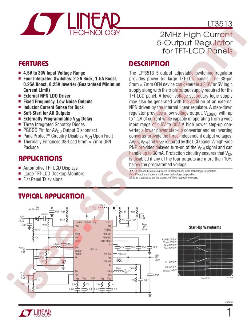 LT3513EUHF-TRPBF