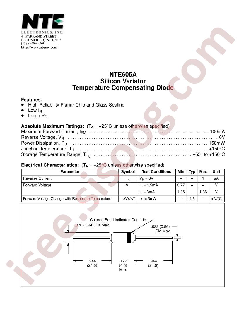 NTE605A