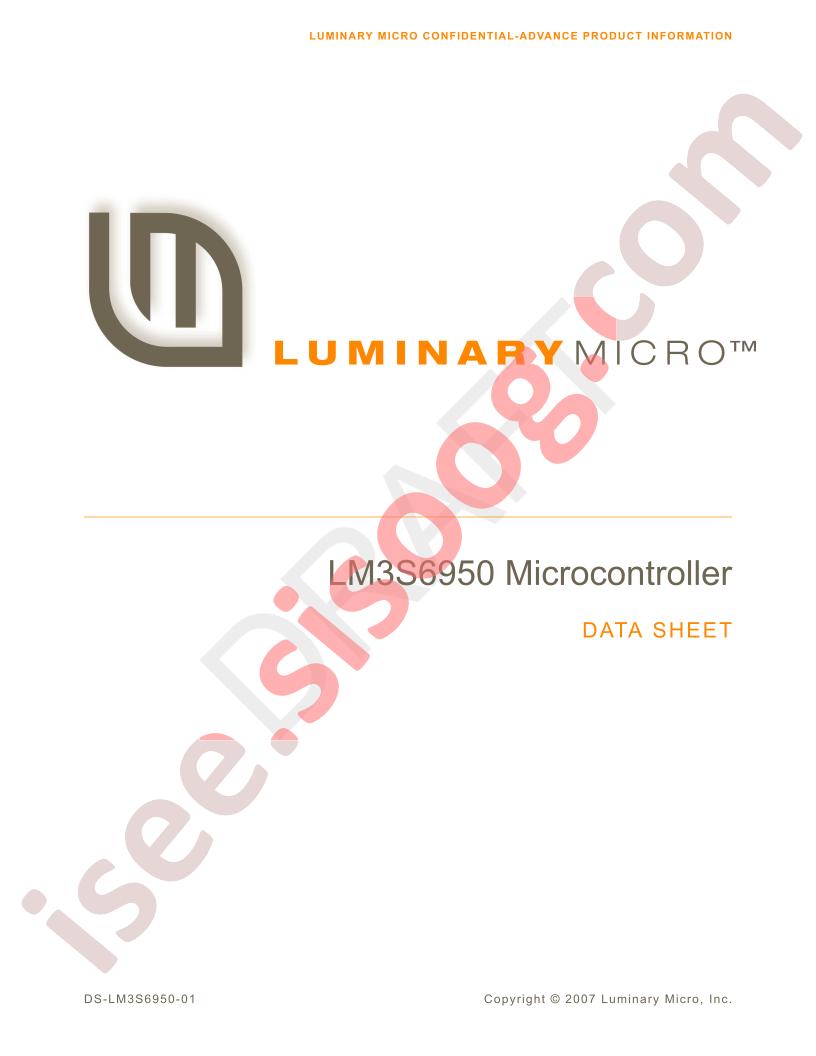 LM3S6950-IQC20-A1T