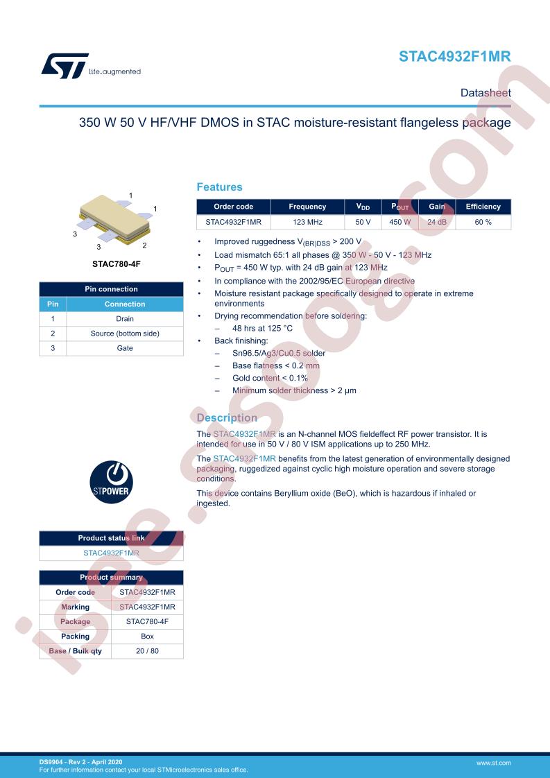 STAC4932F1MR
