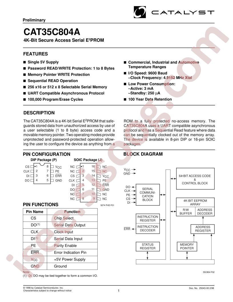 CAT35C804A