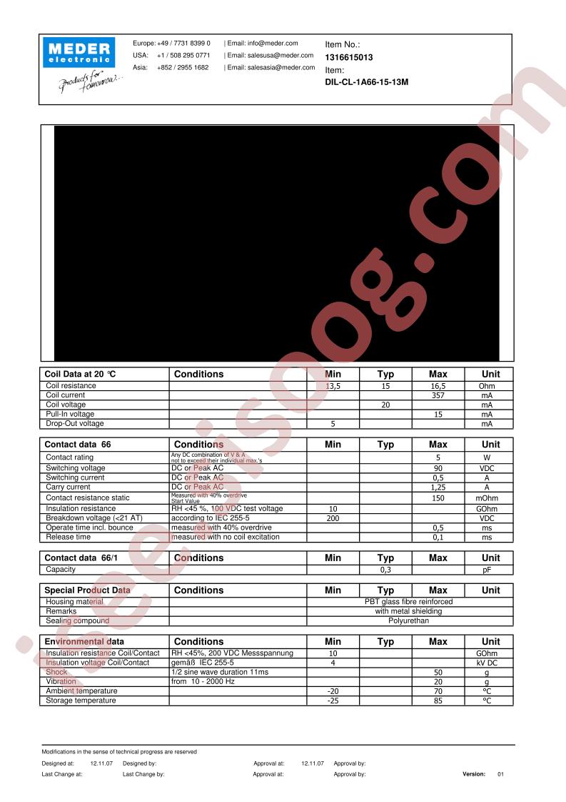 DIL-CL-1A66-15-13M