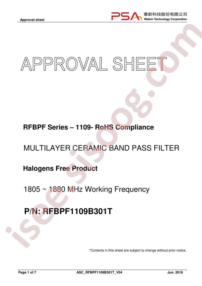 RFBPF1109B301T