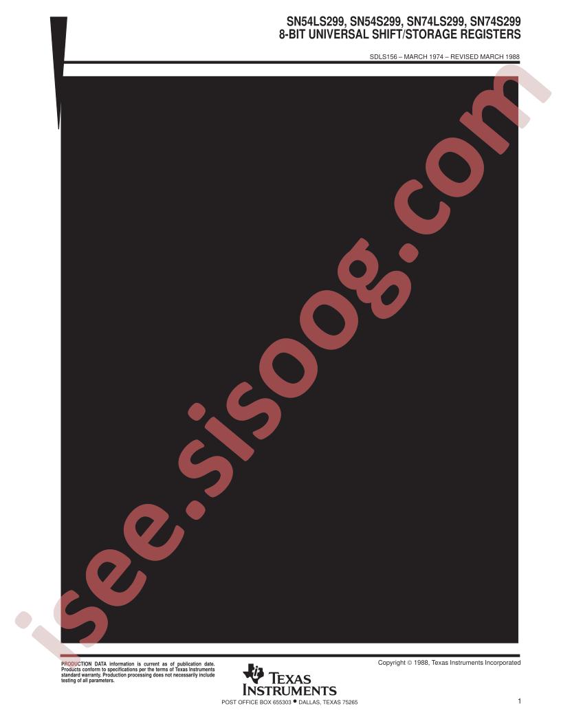 SN74LS299DW