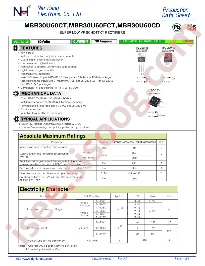 MBR30U60CD