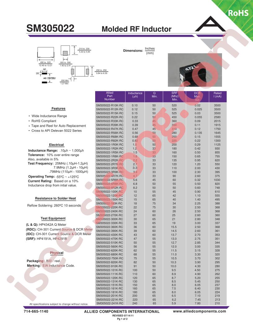 SM305022-560K-RC