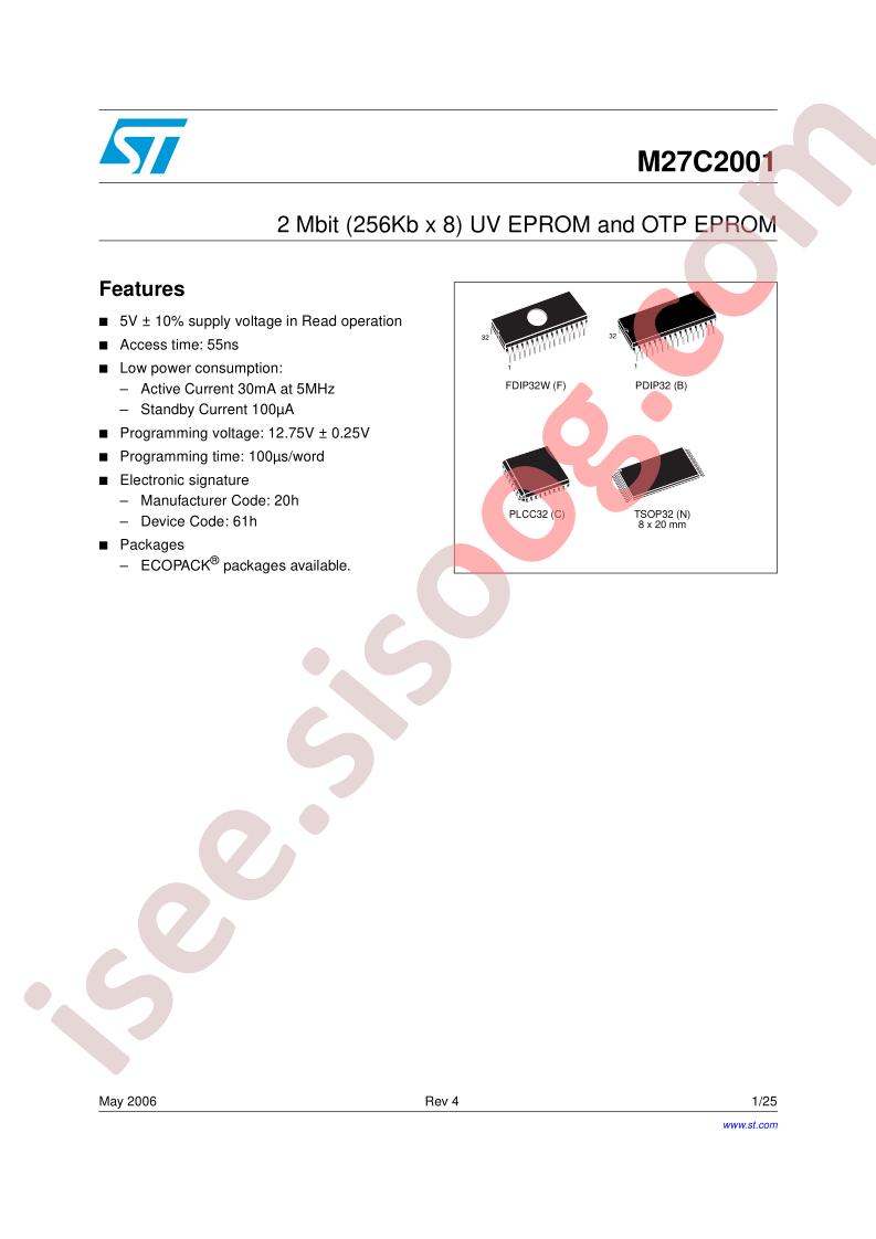 M27C2001-90C6TR