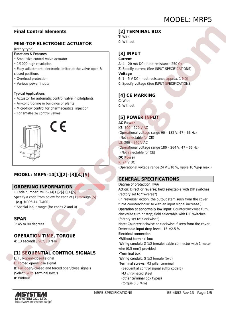 MRP5-14BT-A0K3