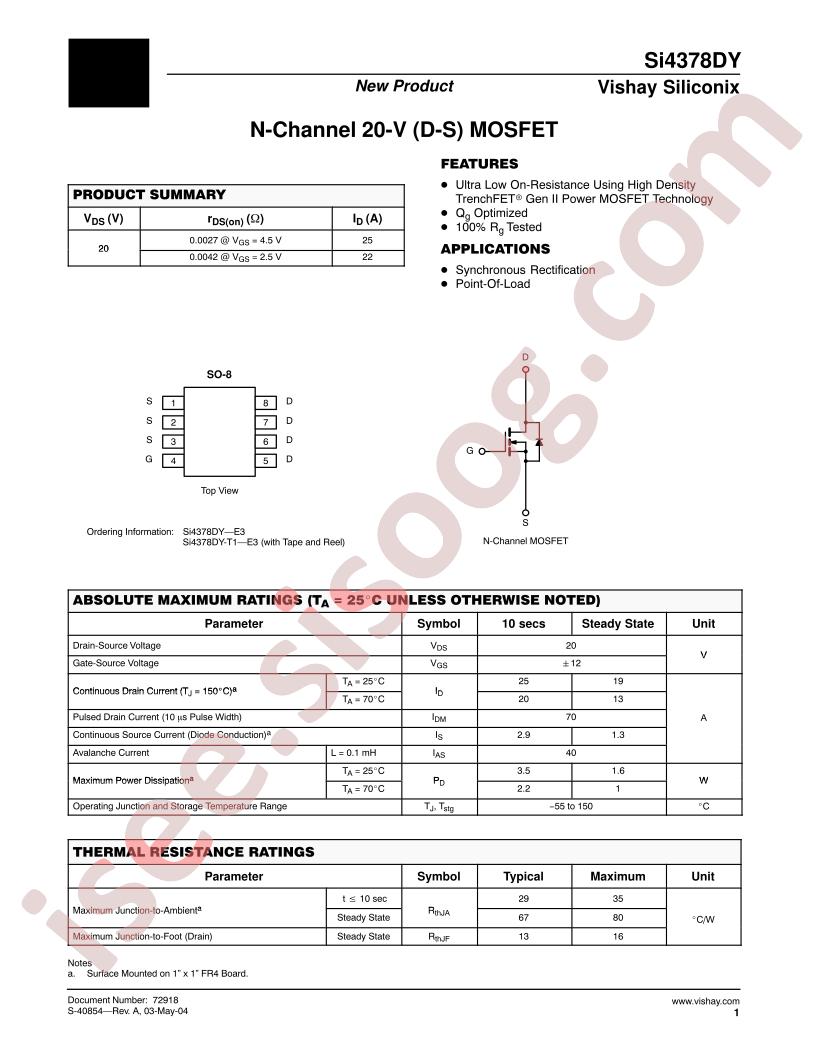 SI4378DY-T1-E3