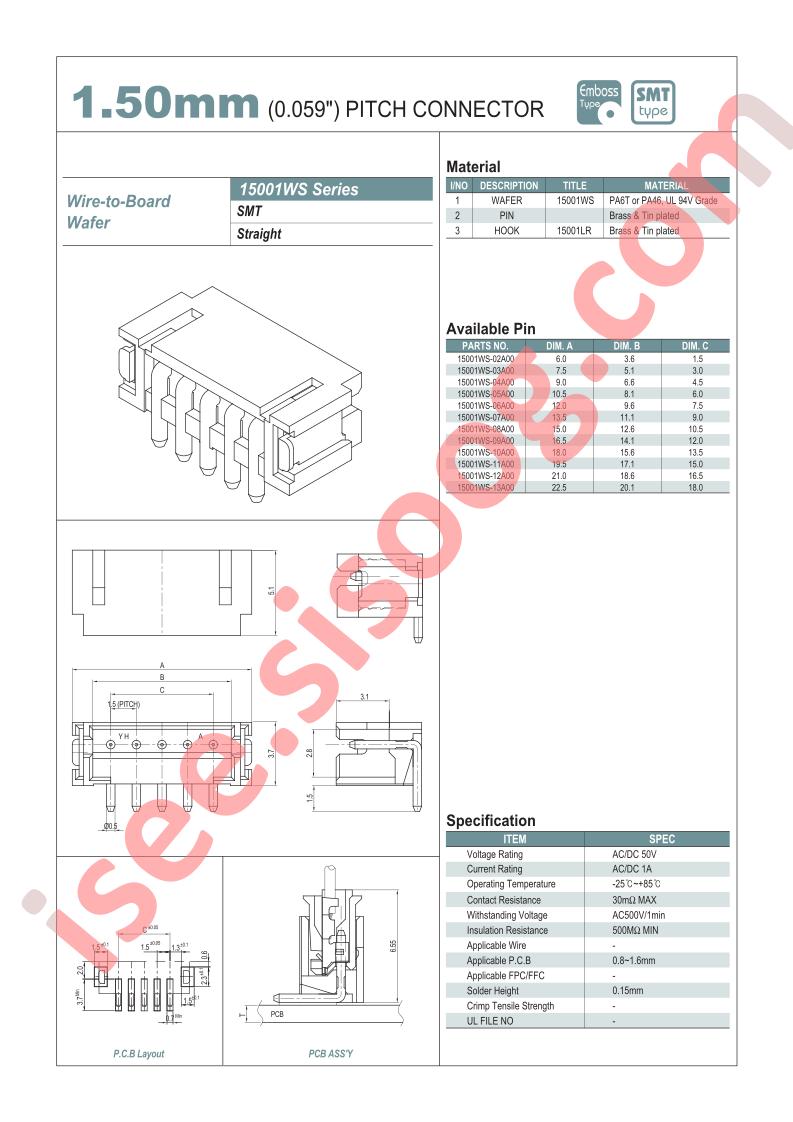 15001WS-08A00