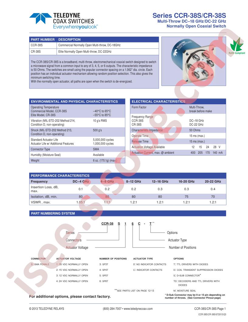 CCR-38SX30-TD